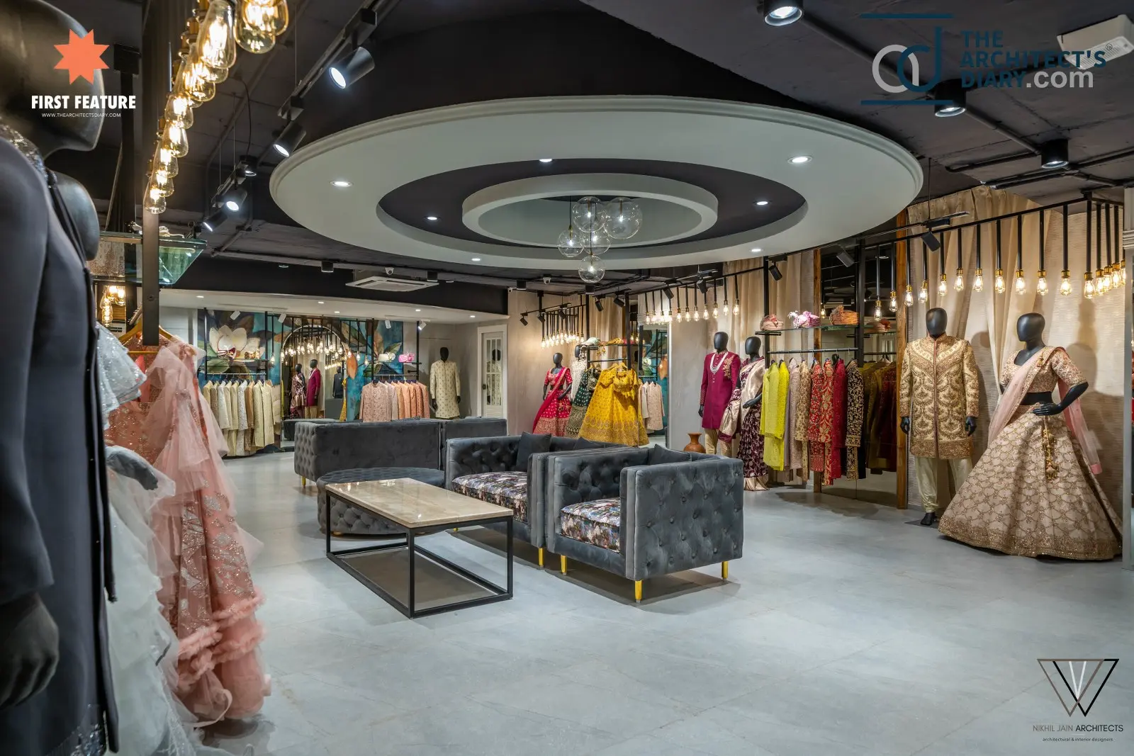 "Exterior view of Adahh Fashion Boutique showcasing elegant storefront and stylish ambiance"